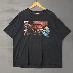 Vintage Hellsing Shirt Black Anime Alucard Seras Victoria Graphic XL